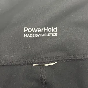Fabletics PowerHold Black High Waisted Biker Shorts with Pockets Womens thumbnail 7