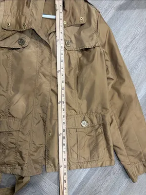 Jones New York Tan Utility Jacket Large thumbnail 6