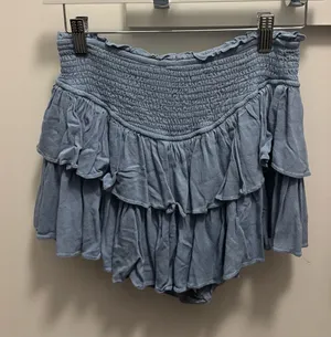 Rock N Rags Flowy Skirt Blue thumbnail 1