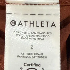 Athleta Attitude II Jogger Pants Size 2 Yoga Pilates Workout Running‎ Ruched thumbnail 6