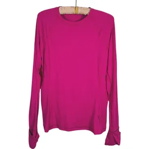 Lululemon Its Rulu Long Sleeve Shirt Size XL Pink Running Workout Fitness Gym thumbnail 2