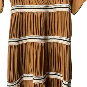 Limited Edition Zara NWOT women’s Studio Contrasting Gathered Dress thumbnail 9