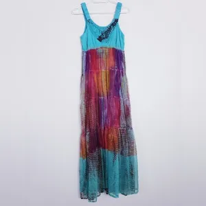 Anthropologie Lola P. Boho Tie Dye Maxi thumbnail 2