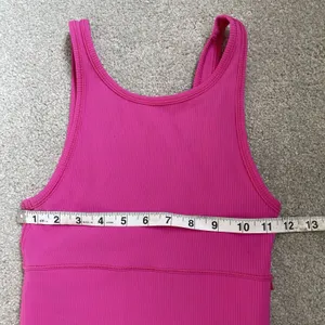 Lululemon Power Pivot Ribbed Crop Tank Top Sonic Pink Athletic Size XS/S thumbnail 7