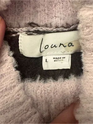 LOUNA‎ Multi Stripe High Neck Sweater Pink Size L thumbnail 5