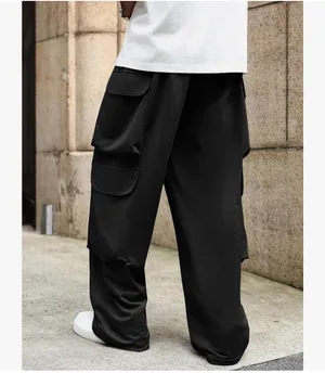 Zaful Men's Flat Pocket, Wide Leg Sweatpant Size M thumbnail 10