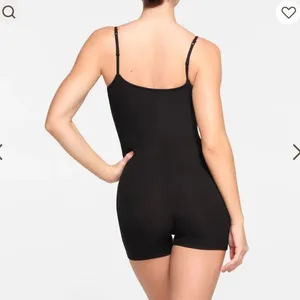 Skims Women's M Soft Lounge‎ Scoop Romper Black Ribbed Loungewear Minimalist thumbnail 11