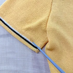 Vintage Gondine USA Knit Pantsuit Set Cardigan Wide Leg Pants Women's thumbnail 10