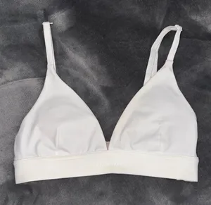 lululemon athletica White Wireless Triangle Bralette - Minimalist Design thumbnail 1