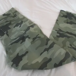 Nili Lotan for Target Green Camouflage Jeans - Size 8 thumbnail 1