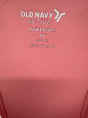 Old Navy Active Dusty Rose Racerback Mini Athletic Dress 2X tennis pickleball thumbnail 9