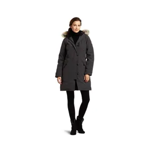 Canada Goose Kensington Parka Goose Down Puffer Jacket Women’s XS Black Coat thumbnail 3