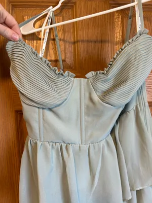 Birdy Grey Sage Green Bridesmaid Dress. thumbnail 3