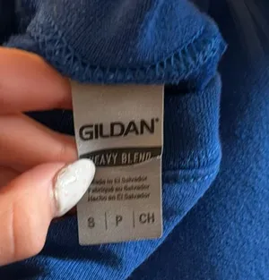 Gildan Blue Crewneck thumbnail 3