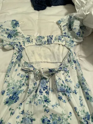 Altar'd State Dress Floral Blue thumbnail 3