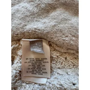 Anthropologie Knitted & Knotted Cardigan Wool‎ Sz S Beige Crochet Fringe Boho thumbnail 5