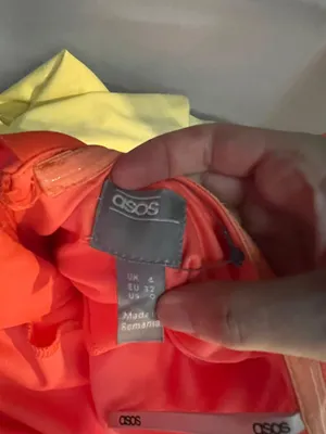 ASOS Orange Strapless Maxi Dress thumbnail 7