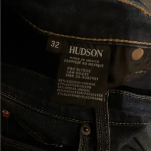 Hudson Jeans Dark Blue Denim Jeans thumbnail 4
