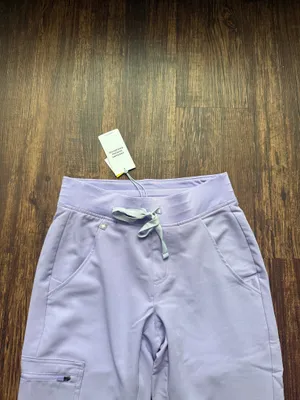 NWT FIGS Women’s Lavender Dew Purple Zamora Jogger Scrub Pants - Size XXS thumbnail 5