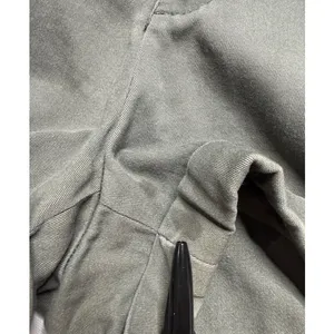 Forever 21 Olive Khaki Chino Shorts L Cuffed Preppy Utility thumbnail 6