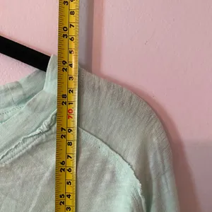We The Free Teal Blue Oversized Long Sleeve Loungewear Top Women's size Medium thumbnail 7