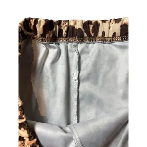 Women's Brown Animal Print Shorts thumbnail 4