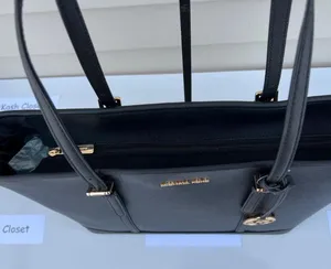 Michael Kors Black Jet Set Travel Large Tote thumbnail 6