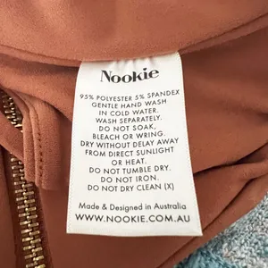 Nookie Alyssa Chain Link Strap One Shoulder Crop Tank Top Brown Gold Small thumbnail 3