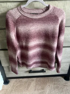 Banana Republic Ombré Sweater Mauve Size S thumbnail 2