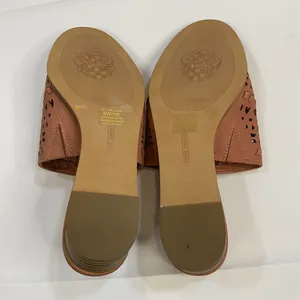 Vince‎ Camuto Leather Wedge Slide Wide Sandals Sushi 8 Wide NWOT thumbnail 10