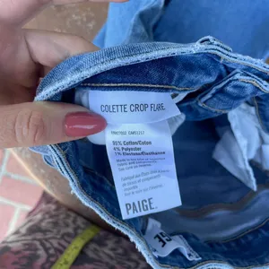 Women's Colette Crop Flare Jean sz 24 thumbnail 6