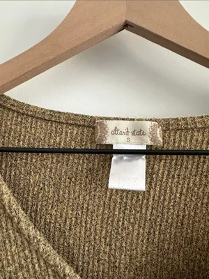 Altar’d State long sleeve rouged top thumbnail 4