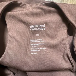 Girlfriend Collective Brown Paloma Racerback Sports‎ Bra Size XS thumbnail 7
