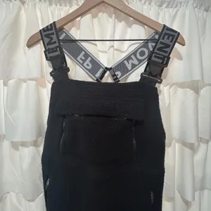 Free People Movement Hit‎ Slopes Snow Bibs XS Black Fleece Overalls Gorpcore thumbnail 6