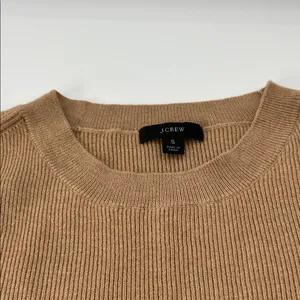 J. Crew Tan Ribbed Knit Sweater thumbnail 3