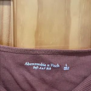 Abercrombie & Fitch Size Large Brown Ribbed Crop Top Tank Top thumbnail 4