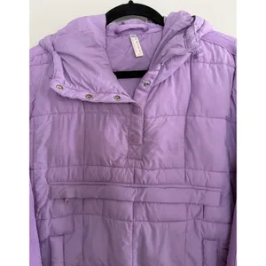 Free People Movement Pippa Packable Pullover Puffer Lavender‎ Women's Size Small thumbnail 3