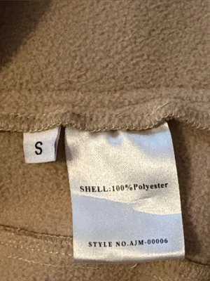 Small Cream Fleece Sherpa Overalls Bibs Winter Pants thumbnail 3