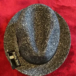 SOMETHING SPECIAL Fedora Gray Fall Boho Embellished Band Bucket Hat thumbnail 12