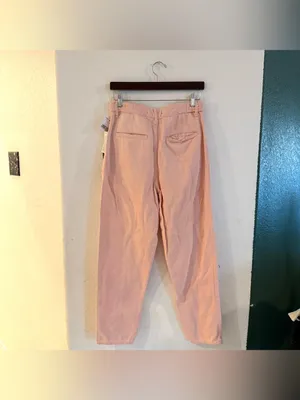 NWT Free People Womens Pants Jeans Light Pink High Waist Soft Retro Size 30 thumbnail 2
