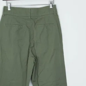 Zara Womens Pleated High Waisted Straight‎ Leg Pants Size S Green Grunge Preppy thumbnail 6