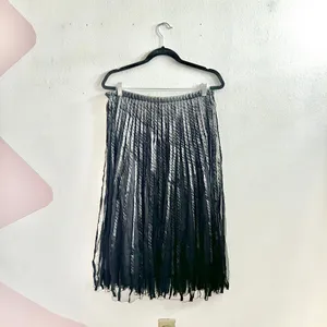 Black Tulle Maxi‎ Skirt Whimsigoth Fairy Grunge Witchy Vamp Large thumbnail 2