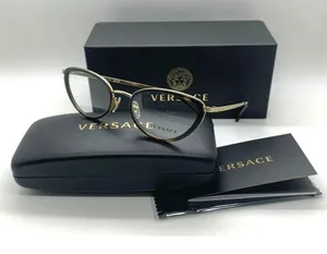 Versace BLACK/GOLD Eyeglasses thumbnail 1