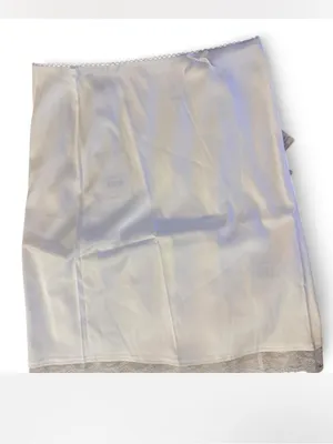 Peppermayo White Satin Midi Skirt - Rina Low Rise size 6 thumbnail 3
