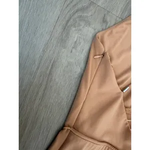Francisco Costa For Calvin Klein Strappy Camel Maxi Dress Sz. 0 thumbnail 6