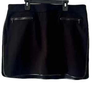 White House Black Market Black‎ Mini Skirt Size 14 thumbnail 1