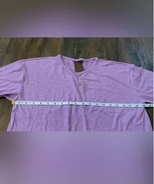 Under Armour HeatGear Women’s Small Purple Long Sleeve Open Back Athletic Shirt thumbnail 4