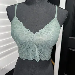 aerie lace padded racerback bralette size M thumbnail 1
