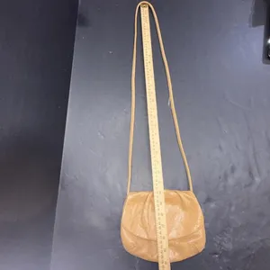 Fossil Boho Brown Leather Crossbody Bag Purse Key‎ Adjustable Vintage Y2K thumbnail 10