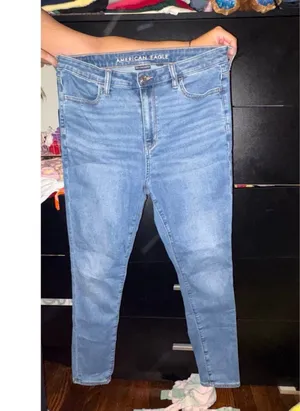 American Eagle Super High Rise Jeggings Size 10S thumbnail 1